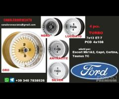 Cerchi Turbo ford peugeot citroen 7x13 et-7 4x108