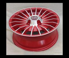 Cerchi grifo 12 pollici 4x98 ROSSO fiat 126 - 3