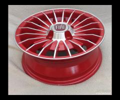 Cerchi grifo 12 pollici 4x98 ROSSO fiat 126 - 4