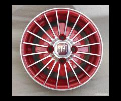 Cerchi grifo 12 pollici 4x98 ROSSO fiat 126 - 12