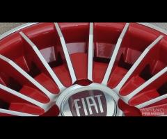 Cerchi grifo 12 pollici 4x98 ROSSO fiat 126 - 18