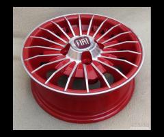 Cerchi grifo 12 pollici 4x98 ROSSO fiat 126 - 22