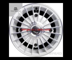 Cerchi grifo 4,5x 12 4x98 neri bianchi fiat 126