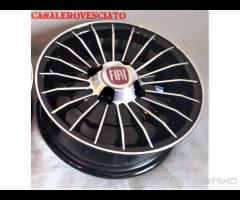 Cerchi grifo 4,5x 12 4x98 neri bianchi fiat 126 - 9