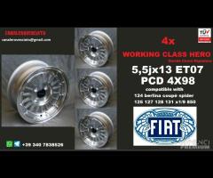 cerchi lega scomponibili 13 fiat 127 128 uno x1/9 - 1