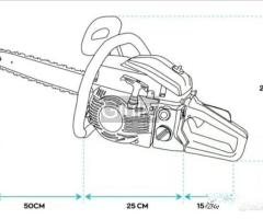 Motosega tagliarami per potatura motore a scoppio - 2