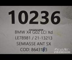 BMW X4 G02 LCI xD SEMIASSE ANTERIORE SX | 10236 - 5