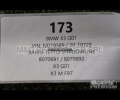 Bmw x3 g01 f97 barre tetto longitudinali | 173 - 5