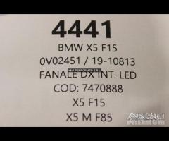 Bmw x5 f15 fanale dx int led | 4441