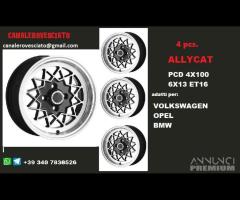 Cerchi allycat 6x 13 et16 4x100 vw opel bmw - 1