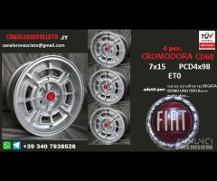 Cerchi cromodora cd68 7x15 et0 Fiat TUV fiat