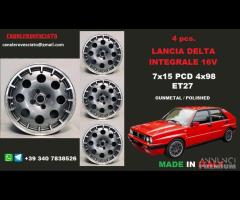 Cerchi 7 X 15 POLLICI 4X98 Lancia delta integrale