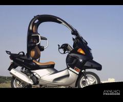 FORCELLA ANTERIORE COMPLETA - GOMMA ROTTA BMW C1 1 - 17