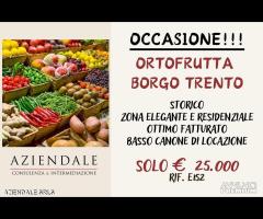 INTERESSANTE  STORICO ORTOFRUTTA ZONA B.GO TRENTO - 1