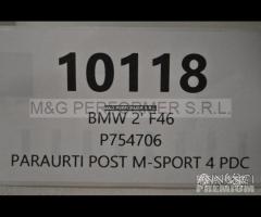 Bmw 2 f46 paraurti post m-sport 4 pdc | 10118