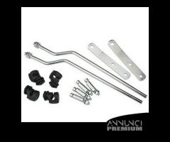 kit attacchi + staffe parabrezza piaggio vespa px - 1