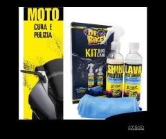 Kit Pulizia Moto KIT BIKE CARE - 3 prodotti in 1