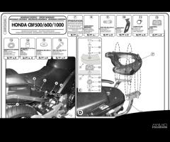 Attacco posteriore Kappa honda cbf 500 600 1000