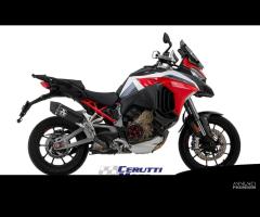 Scarico Arrow Veloce Titanio Dark Multistrada V4