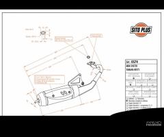 Scarico SITOPLUS Yamaha Neo's / MBK Ovetto 50