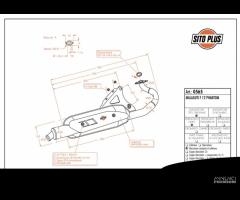 Scarico SITOPLUS Malaguti F12 Phantom 50 94 - 06