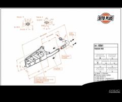 Scarico SITOPLUS Piaggio 50 FREE / FL - 2