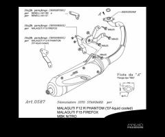 Scarico SITO Yamaha Aerox 50 1997 - 1999