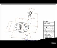 Scarico SITO Piaggio Vespa APE TM 703 - 1