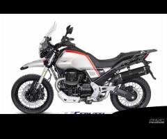 Scarico Leovince LV ONE EVO BLACK MOTO GUZZI V85TT - 1