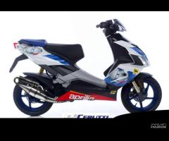 Scarico Leovince HAND MADE TT BLACK Aprilia Sr 50