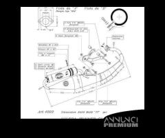 Scarico Leovince HAND MADE TT Piaggio Runner / NRG