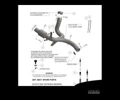 Raccordo decatalizzato Leovince DUCATI MULTISTRADA