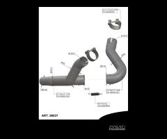 Raccordo elimina catalizzatore Ducati Desertx 22 -