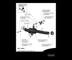 Raccordo elimina catallizzatore Morini X-Cape 650