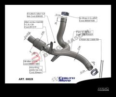 Raccordo decatalizzato Leovince Multistrada V2 22- - 1