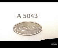 Peripoli Giulietta fregio scritta logo carter moto - 1