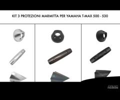 Kit 3 protezioni marmitta yamaha t-max 500 530