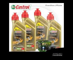 Kit tagliando 4 castrol power 1 racing + filtro