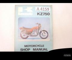 Kawasaki KZ 750 shop manual in inglese ORIGINALE N - 1