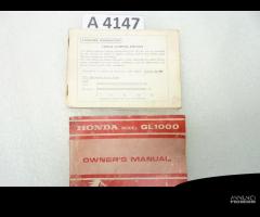 Honda GL 1000 manuale del proprietario Inglese ORI - 1