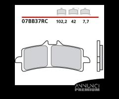 2 Coppie pastiglie brembo racing 07BB37RC - 1