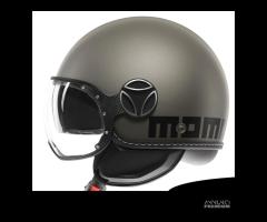 CASCO MOMO FGTR EVO E2206 MATT TITANIUM / BLACK - 2