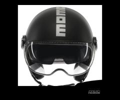 CASCO MOMO FGTR EVO E2206 MATT BLACK / SILVER - 1