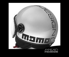 Casco momo evo white quartz glossy / black - 2