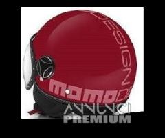 Casco momo fgtr evo red / light pink