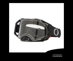 Maschera airbrake oakley bianco / argento