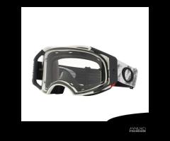 Maschera airbrake oakley bianco / argento