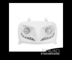 Maschera faro alogena TNT con fila luci led BWS - 1