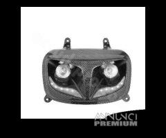 Maschera faro alogena TNT con fila luci led BWS - 2