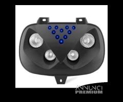 Maschera faro davanti con led mbk booster spirit - 2